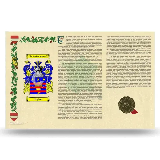 Hughes Armorial History Landscape Style