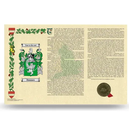 Hummes Armorial History Landscape Style