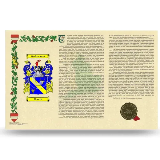 Huorth Armorial History Landscape Style