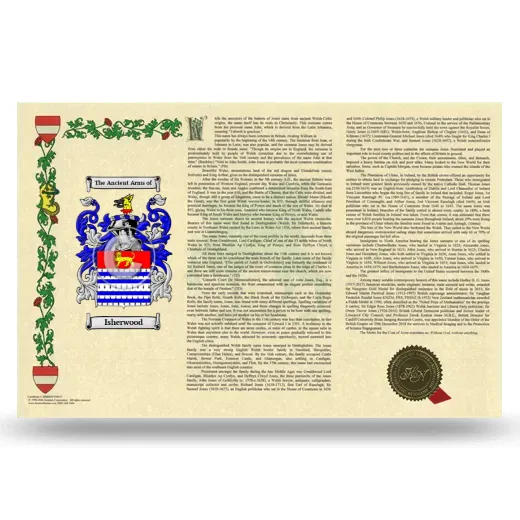 Isherwood Armorial History Landscape Style