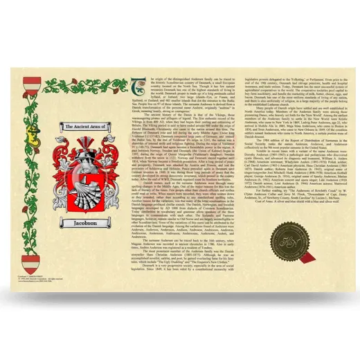 Jacobson Armorial History Landscape Style