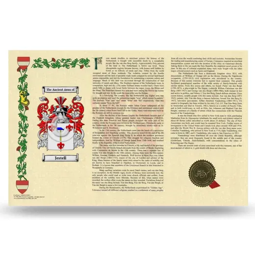 Jestell Armorial History Landscape Style