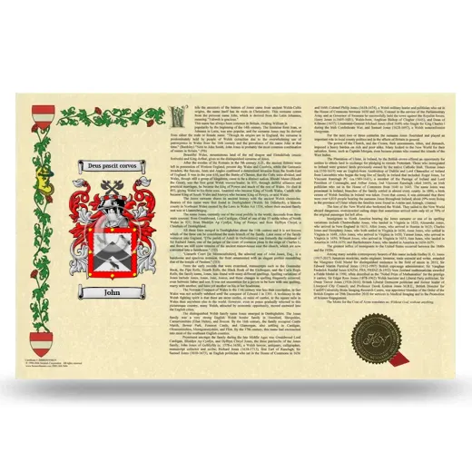 John Armorial History Landscape Style