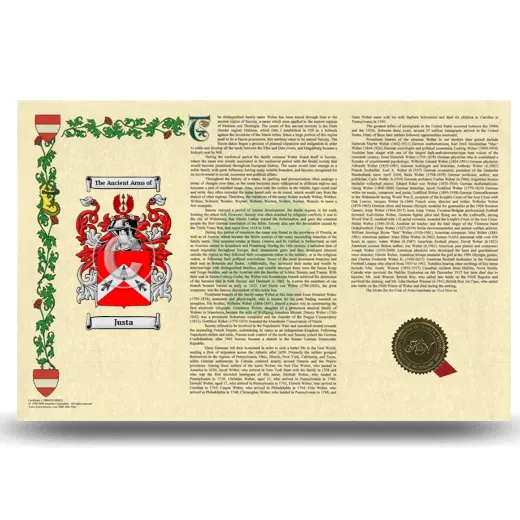 Justa Armorial History Landscape Style