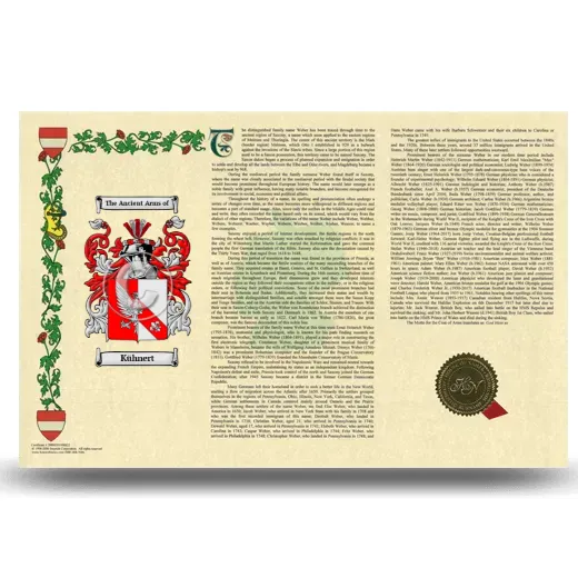 Kühnert Armorial History Landscape Style