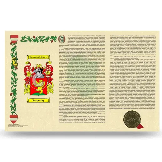 Kaspersky Armorial History Landscape Style