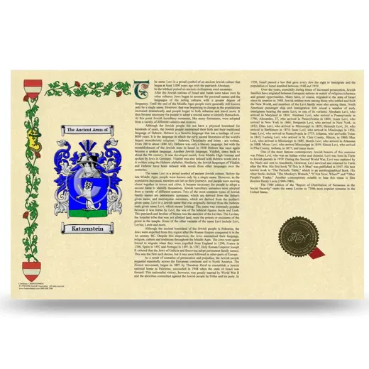 Katzenstein Armorial History Landscape Style