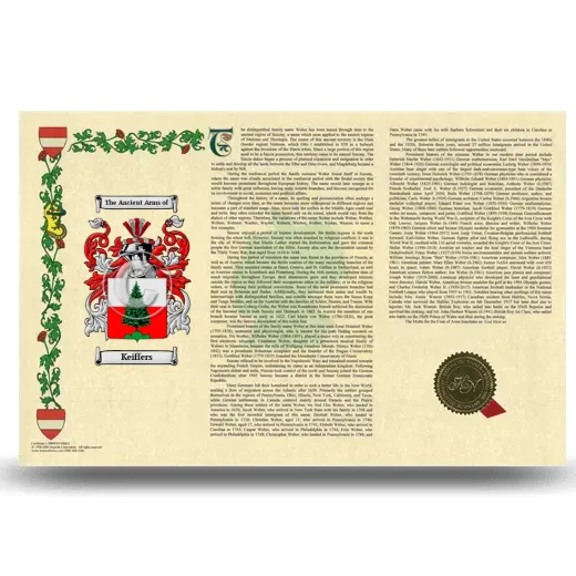 Keiffers Armorial History Landscape Style