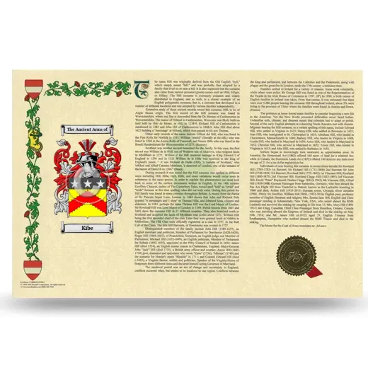 Kibe Armorial History Landscape Style