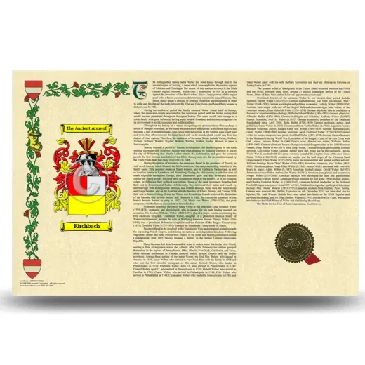 Kirchbach Armorial History Landscape Style
