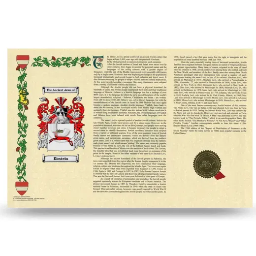 Kirstein Armorial History Landscape Style