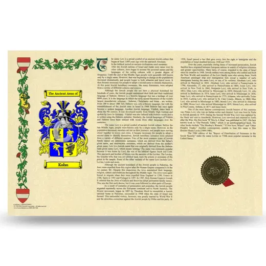 Kohn Armorial History Landscape Style