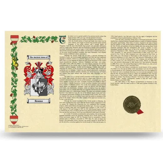 Krausz Armorial History Landscape Style