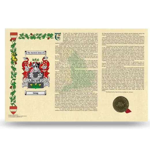 Lång Armorial History Landscape Style