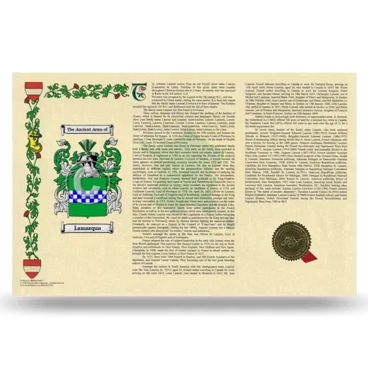 Lamarqua Armorial History Landscape Style