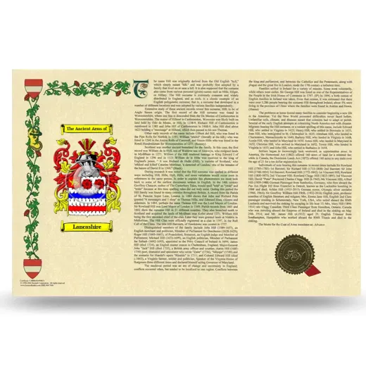 Lancashire Armorial History Landscape Style