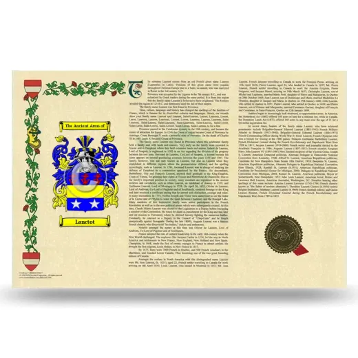 Lanctot Armorial History Landscape Style