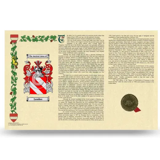 Landau Armorial History Landscape Style