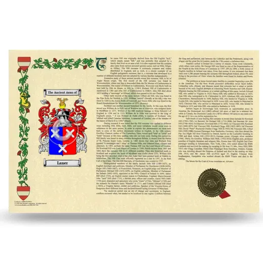 Laner Armorial History Landscape Style