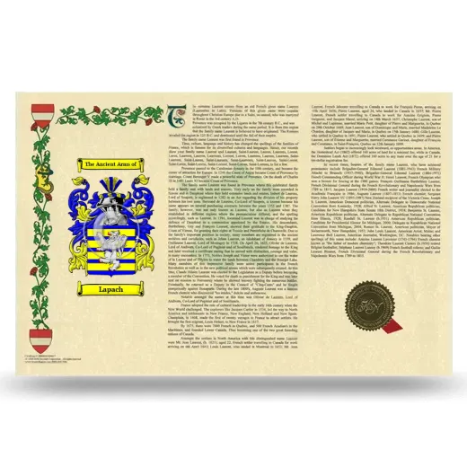 Lapach Armorial History Landscape Style