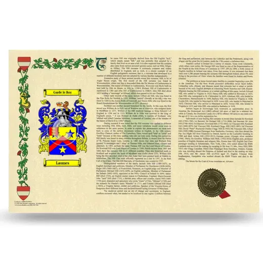 Launes Armorial History Landscape Style