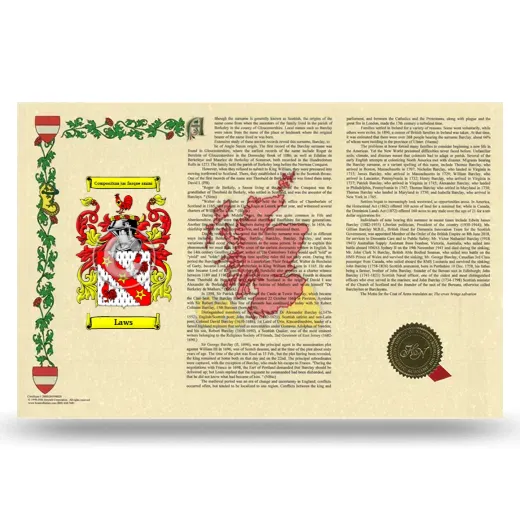 Laws Armorial History Landscape Style