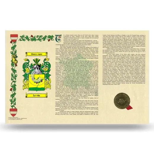 Le-vin Armorial History Landscape Style
