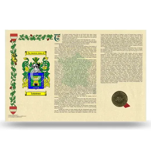 Lejairma Armorial History Landscape Style