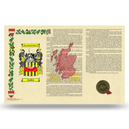 Lenders Armorial History Landscape Style