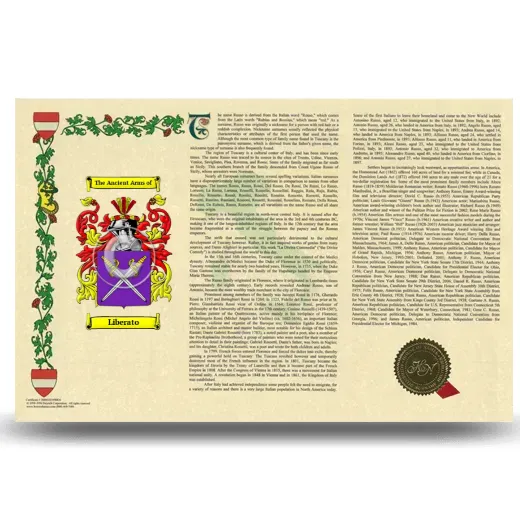 Liberato Armorial History Landscape Style
