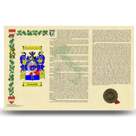 Licciardello Armorial History Landscape Style