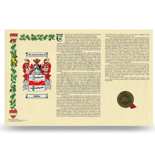 Lieber Armorial History Landscape Style
