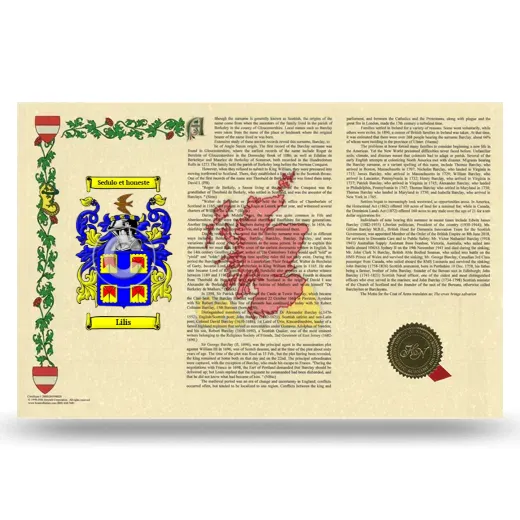Lilis Armorial History Landscape Style