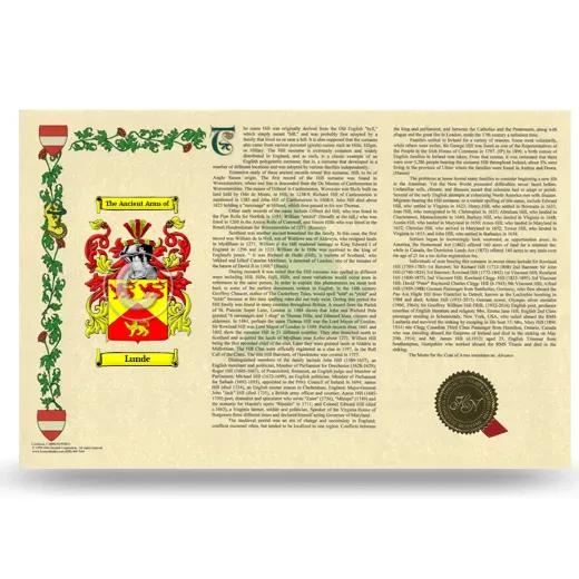Lunde Armorial History Landscape Style