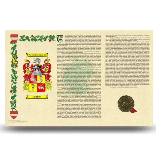 Mañer Armorial History Landscape Style