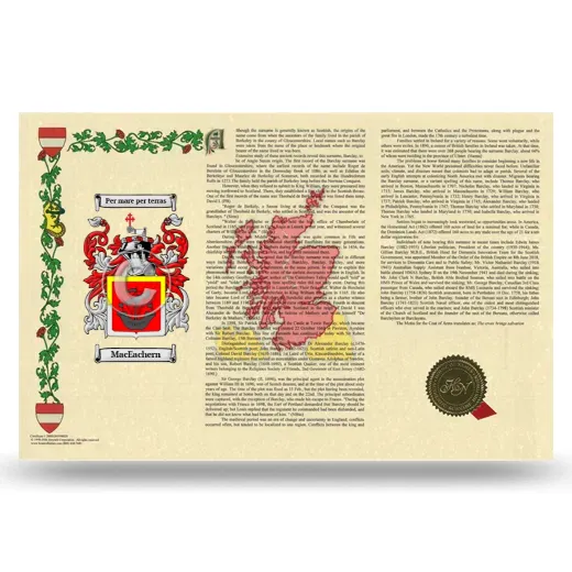 MacEachern Armorial History Landscape Style