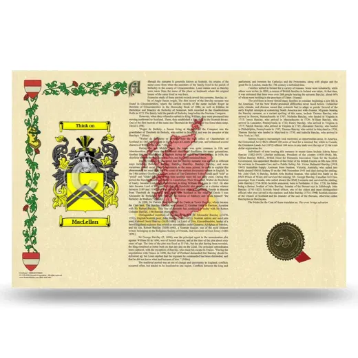 MacLellan Armorial History Landscape Style