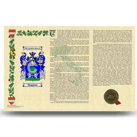 Maggione Armorial History Landscape Style