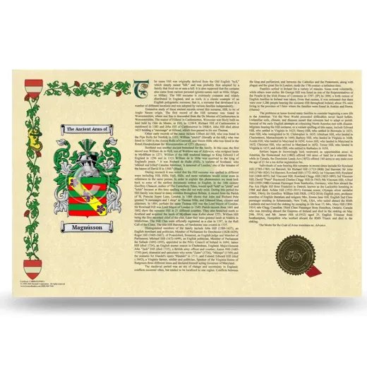 Magnússon Armorial History Landscape Style