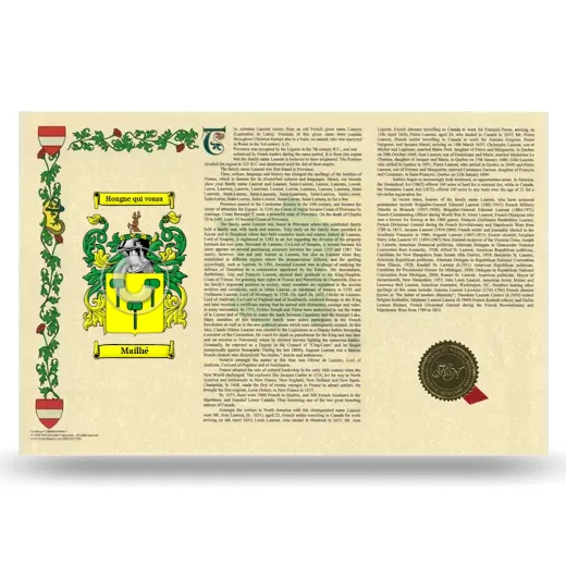 Mailhé Armorial History Landscape Style