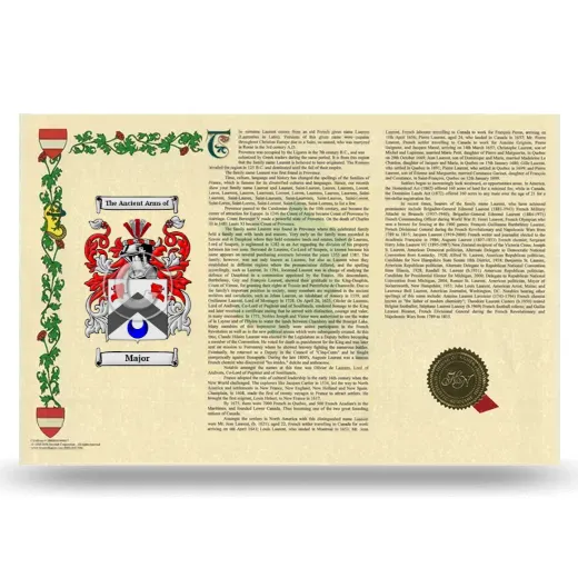 Major Armorial History Landscape Style