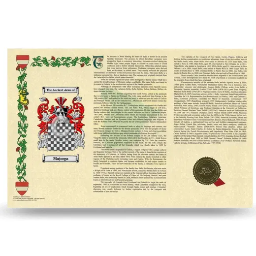 Majorga Armorial History Landscape Style