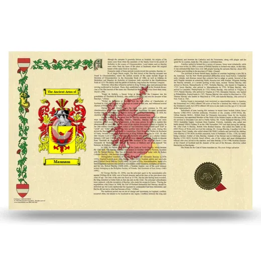Mannam Armorial History Landscape Style