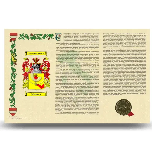 Mantova Armorial History Landscape Style