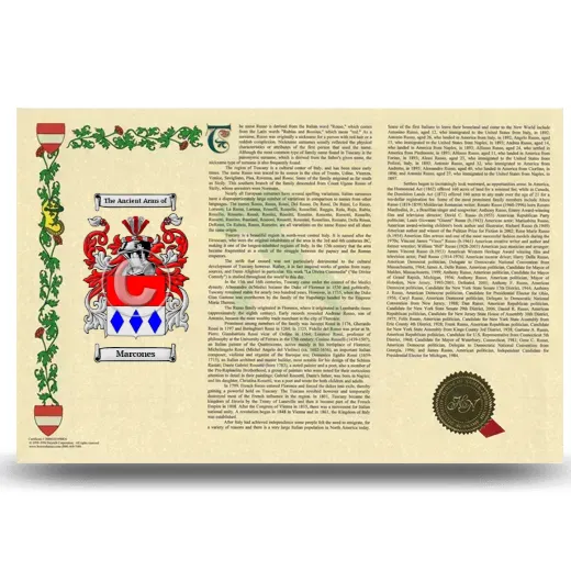 Marcones Armorial History Landscape Style