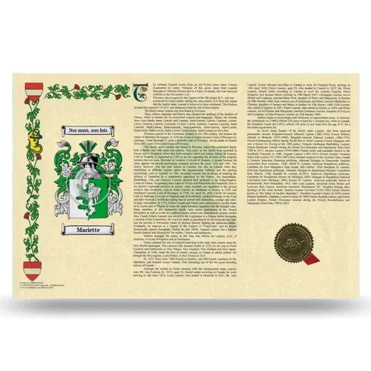 Mariette Armorial History Landscape Style