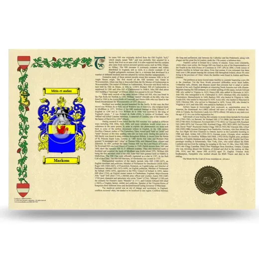 Markom Armorial History Landscape Style