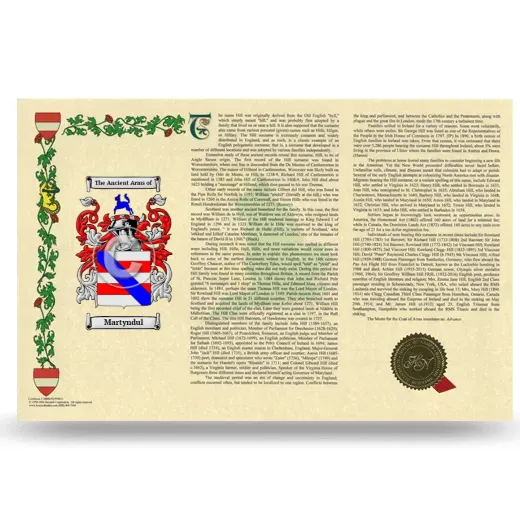 Martyndul Armorial History Landscape Style