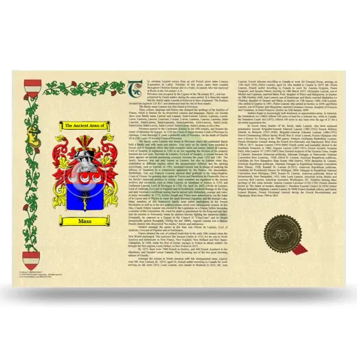 Mass Armorial History Landscape Style
