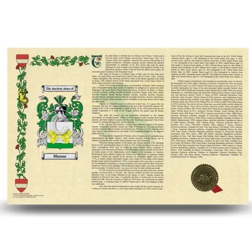 Massar Armorial History Landscape Style